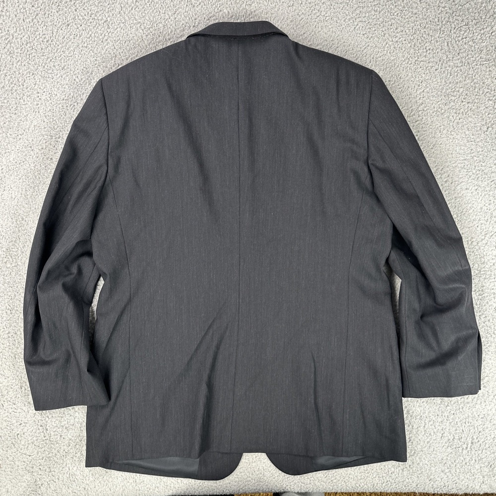 Pronto Uomo Wool Blazer Men 44R Black 2 Button Ventless Lined Jacket - Picture 16 of 16